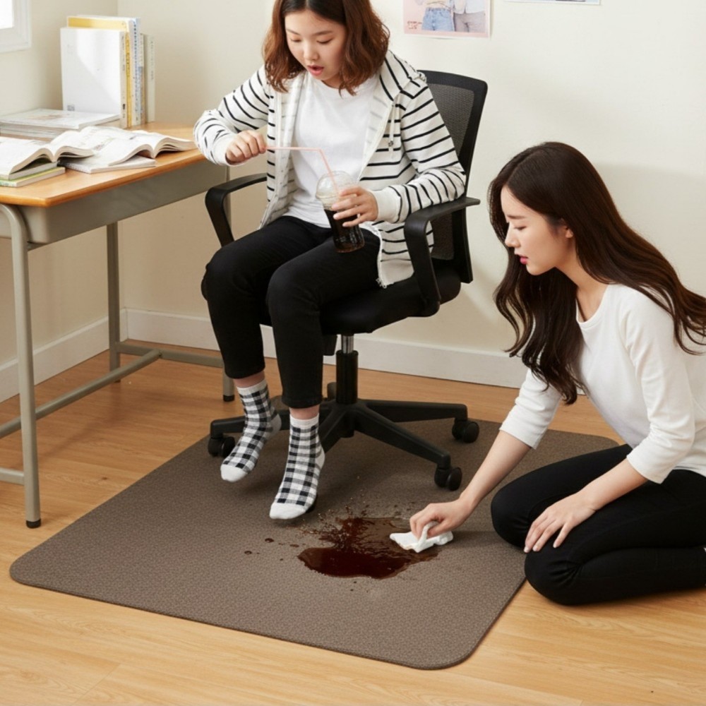 공부방 의자매트 체어매트 바닥보호 소음 긁힘 방지 카페트 이미지 6