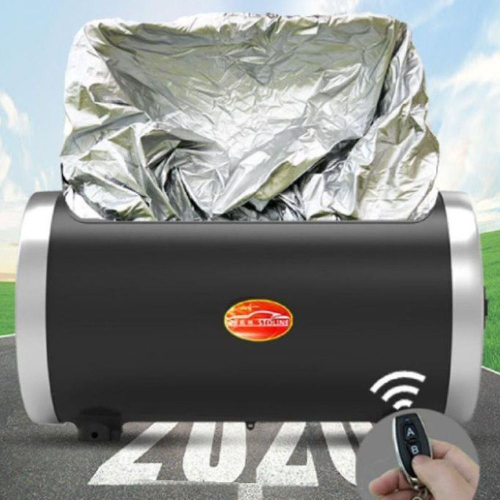 자동 자동차커버 차량 덮개 SUV 방수 차광막 전동 리모컨 2000mAh - 상품 이미지