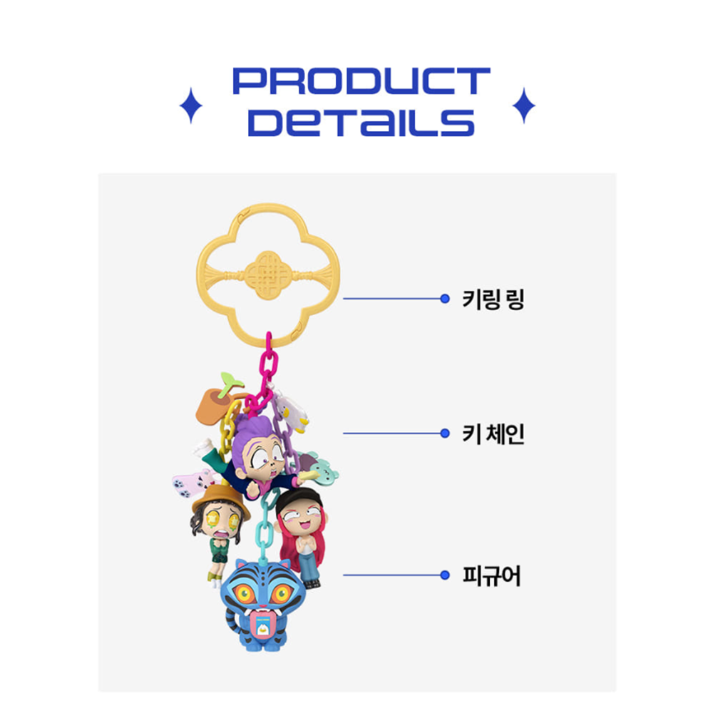 마텔 케데헌 굿즈 케이팝 데몬 헌터스 키링 1박스 루미 미라 조이 진우 더피 스티커 세트 이미지 8