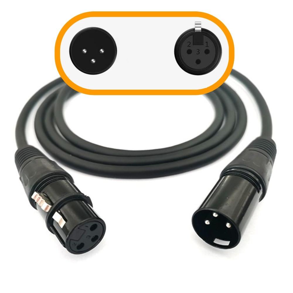 XLR 마이크케이블 연장 XLR 케이블 2m 마이크줄 - 상품 이미지