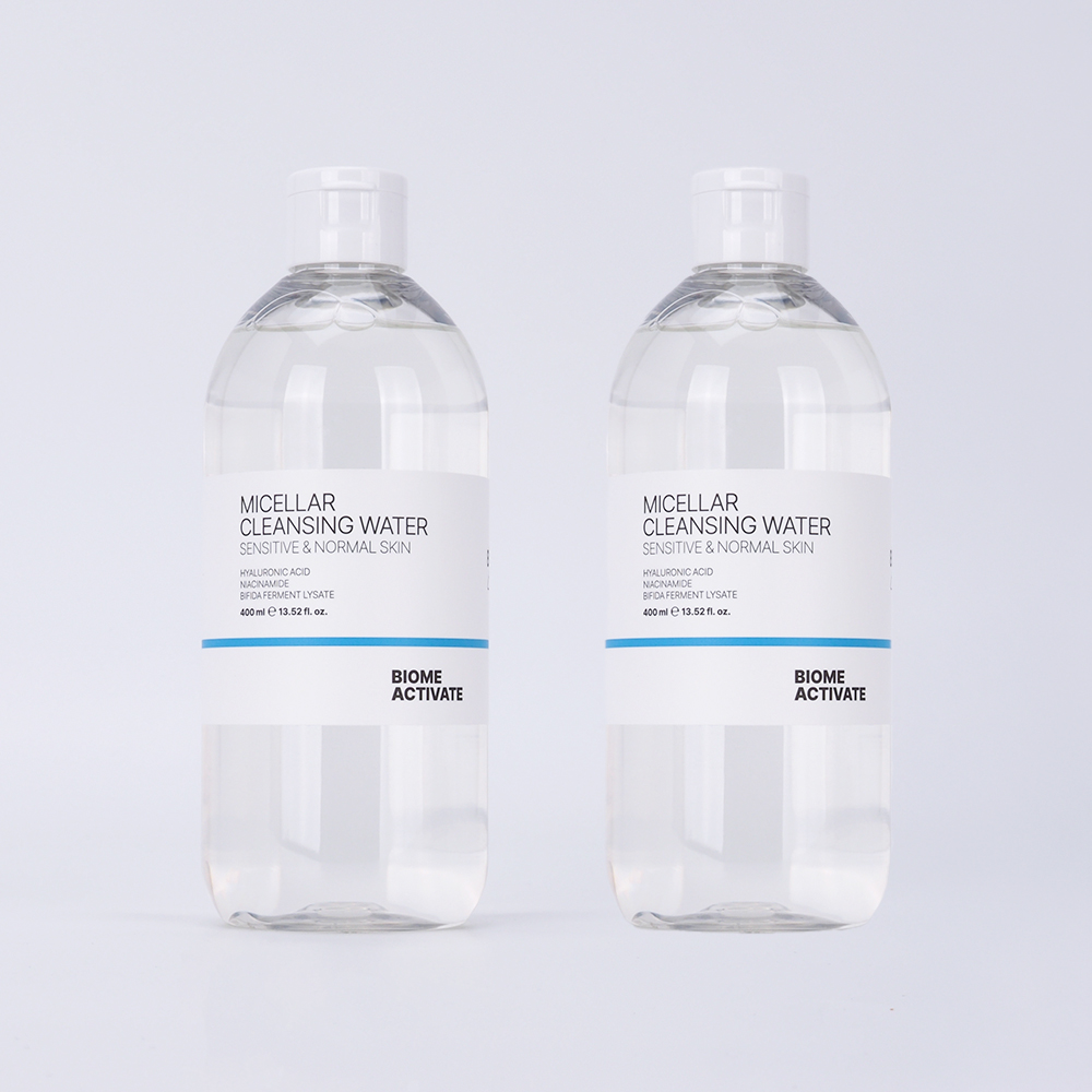 [바액] 미셀라 클렌징 워터 센시티브 [400ml] 강력세정 노워시 촉촉클렌징 트러블클렌징 미셀라워터 약산성 - 상품 이미지