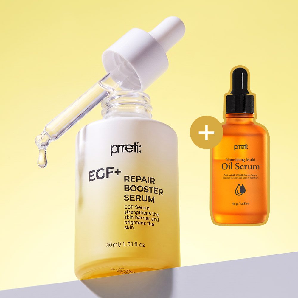 EGF+ 리페어 앰플 탄력 부스터 세럼 30ml 피부장벽회복 - 상품 이미지