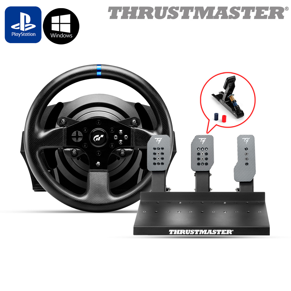 트러스트마스터 T300RS GT 레이싱휠(PS5/PC), 프로용3패달 세트 - 상품 이미지