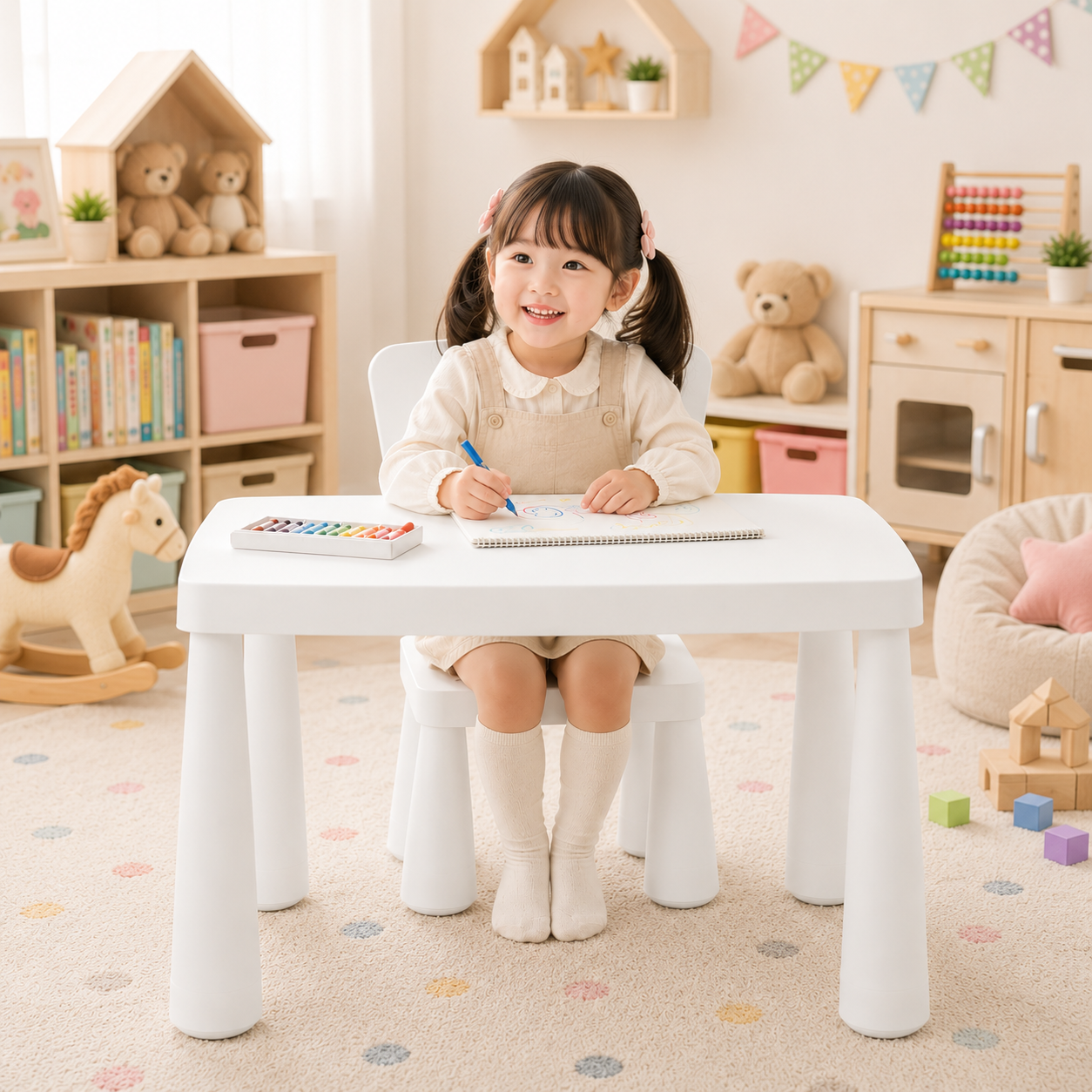 플레스타 포그니 데스크 유아책상 - 상세 이미지 4
