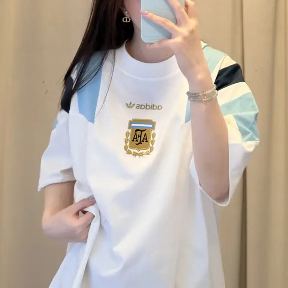 아디다스 아르헨티나 EQT 반팔 티셔츠 화이트 KG2288 - 상세 이미지 2
