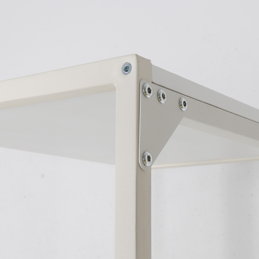 TETOS 선반 509 좁은 509mmx360mmx1750mm, 5단, 화이트 0908.6688 이미지 6