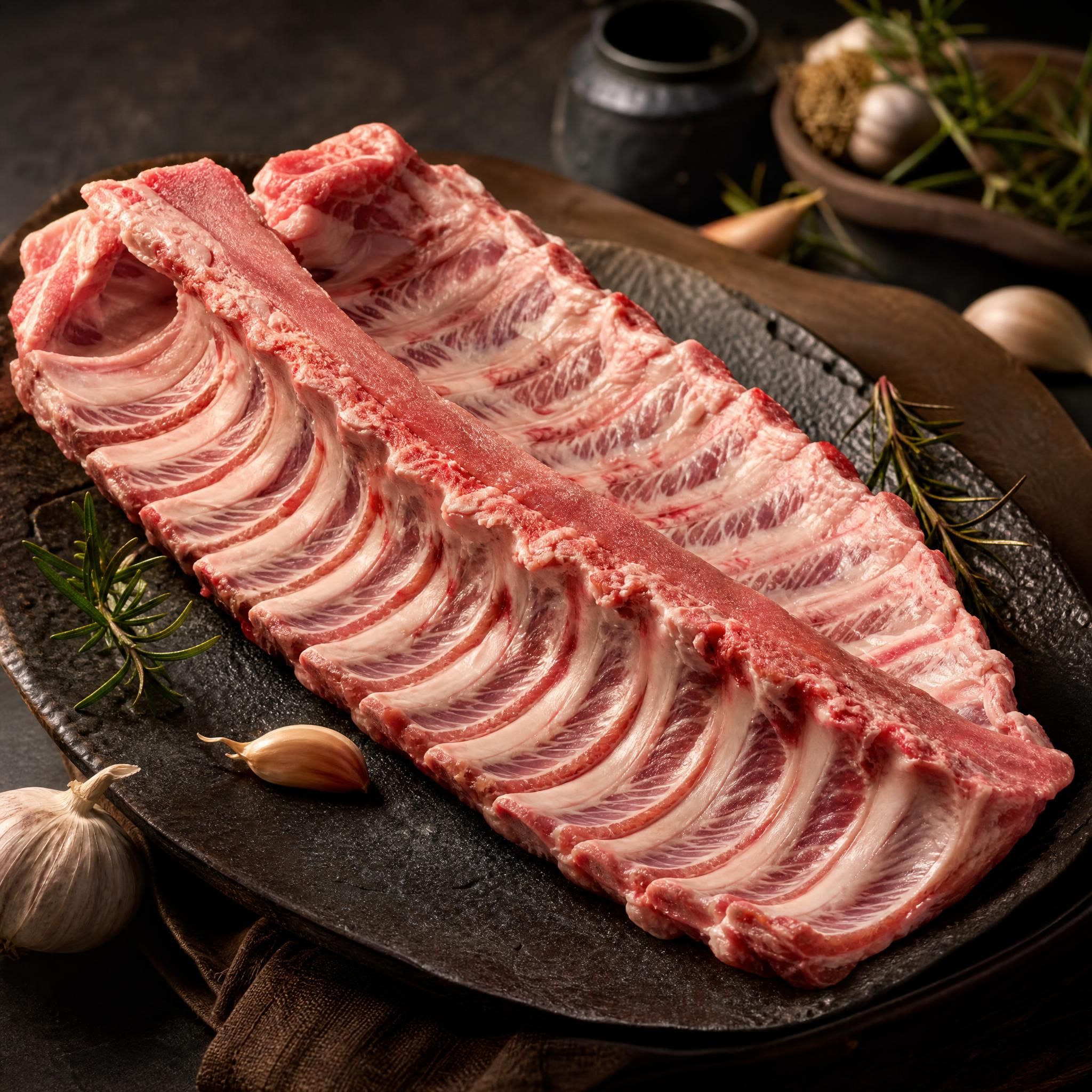 친절한고깃집 한돈등갈비 국내산 냉장 1kg 홈파티 갈비요리 홈쿡 - 상세 이미지 5