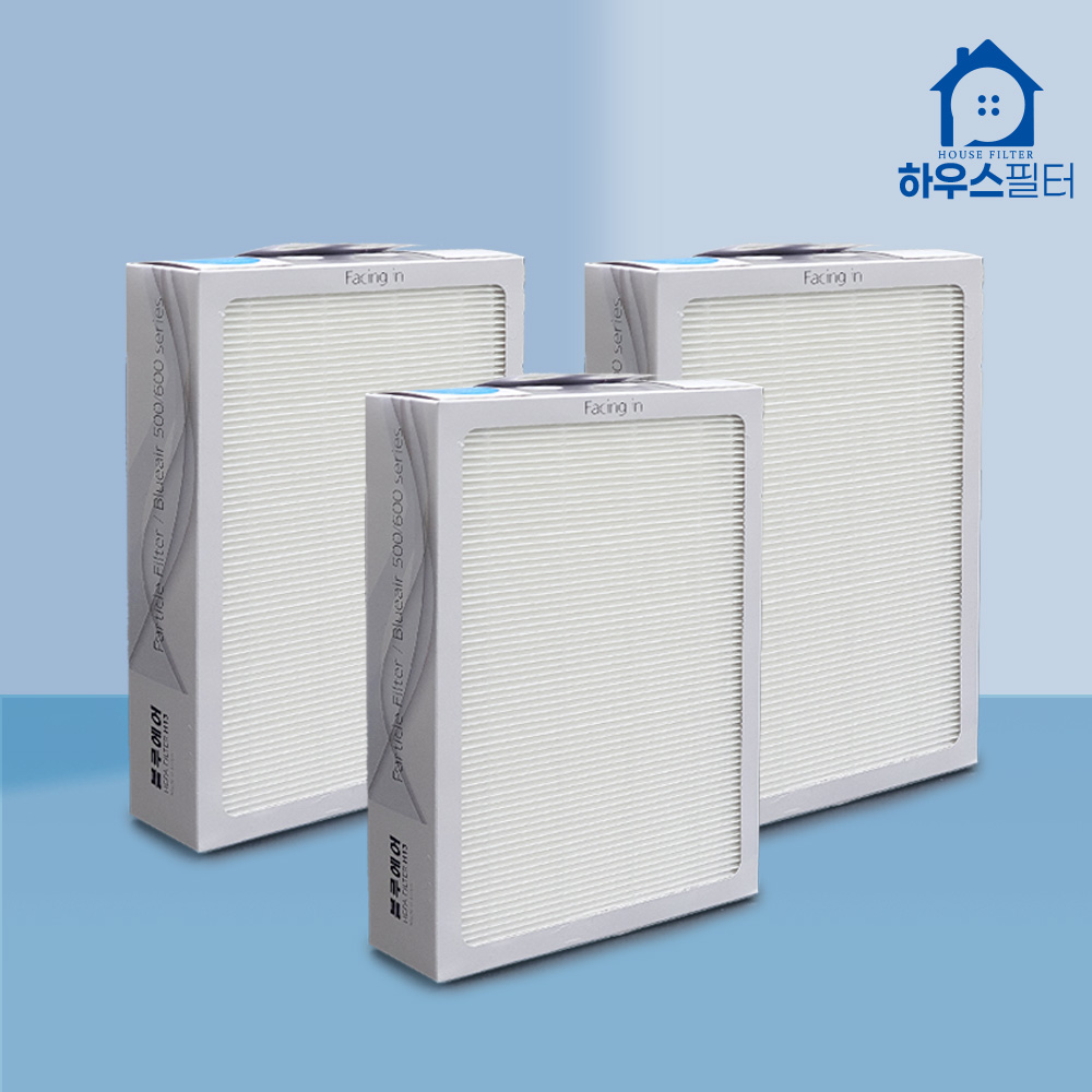 [호환] 블루에어 필터 500/600 일반형 스모크스탑 클래식 503 550E 603 650E 680i 3개입 하우스필터 이미지 7
