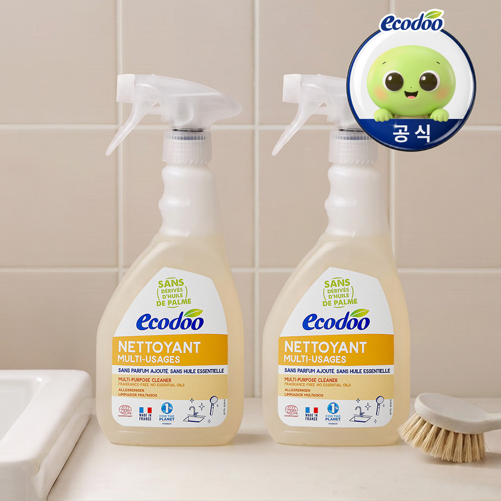 에코두 욕실세정제 아기 욕조 클리너 무향 500ml, 2개 - 메인 이미지