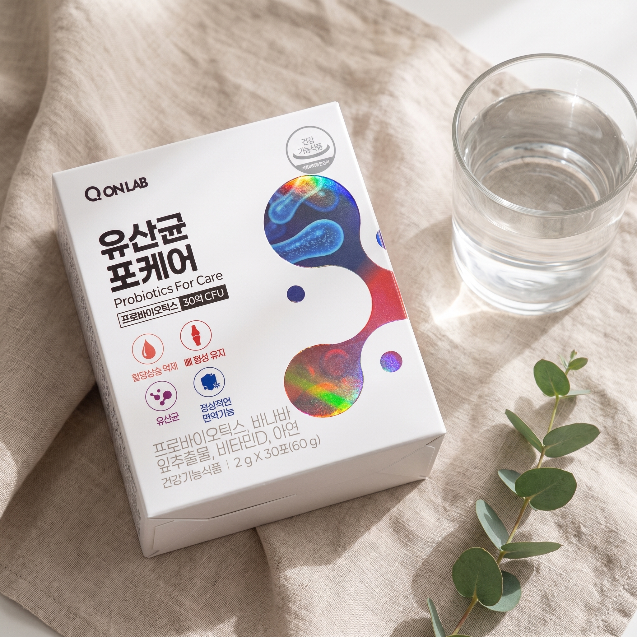 3+1 유산균포케어 장까지가는 생 유산균 혈당 예민한장에 좋은 당케어 30억 30포, 4개 이미지 8