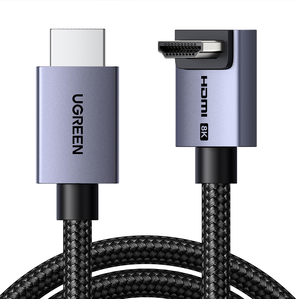 유그린 8K 60Hz 90도 HDMI V2.1 케이블 HD188 3m, 1개 - 상품 이미지