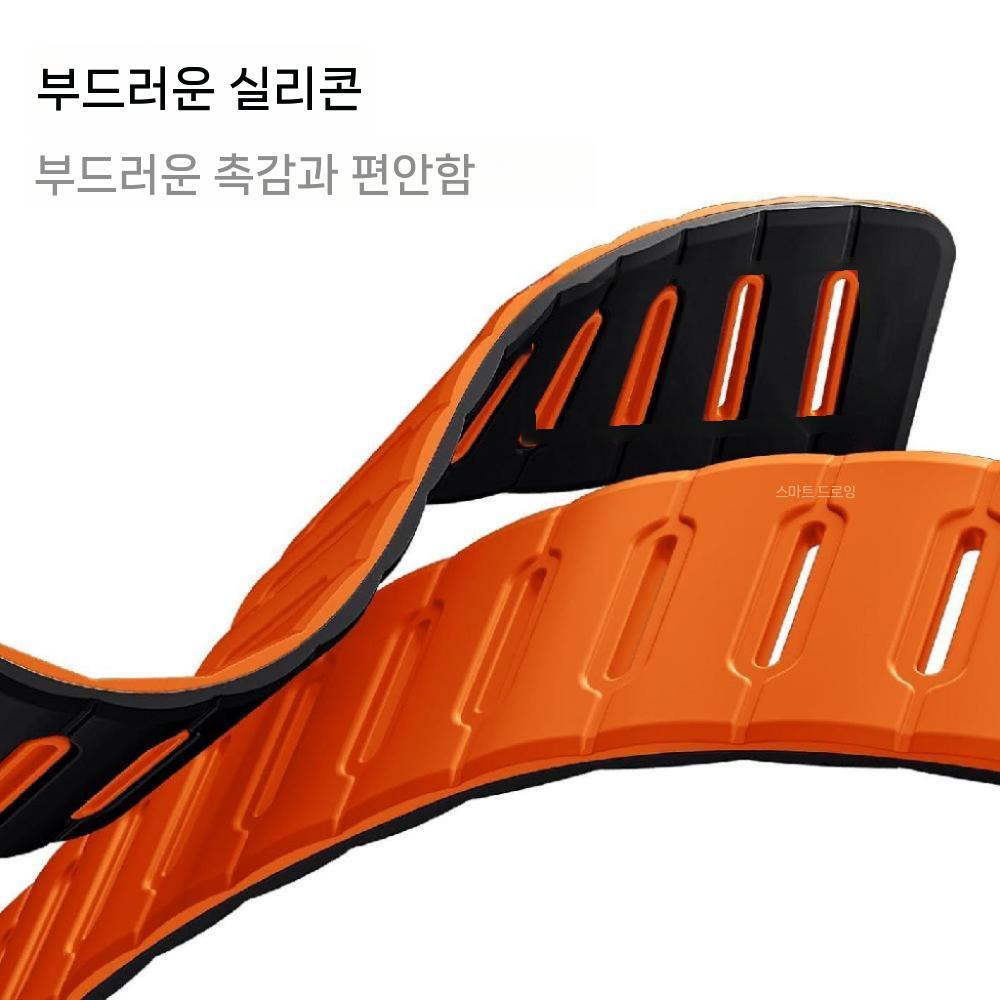 가민 포러너 170 70 스트랩 2컬러 실리콘 마그네틱 손목 자석 밴드 - 상세 이미지 4