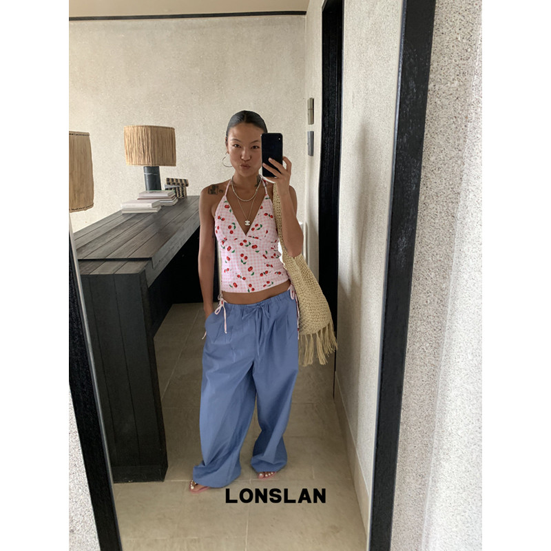 LONSLAN 론슬란 홀터넥 수영복 투피스 - 상세 이미지 2