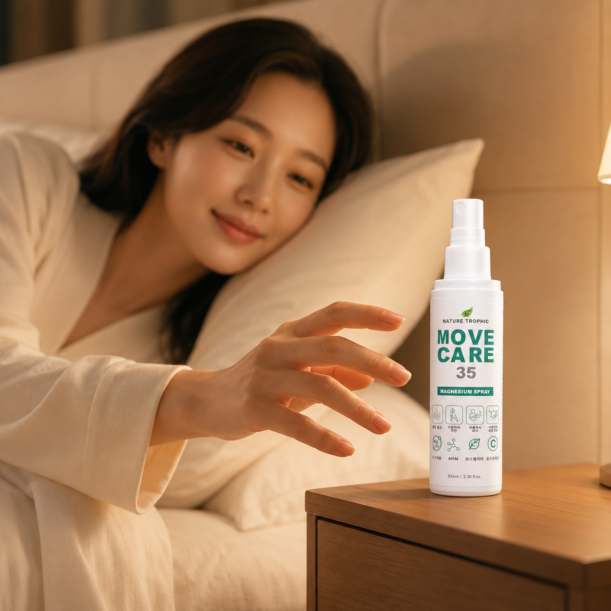 뿌리는 마그네슘 스프레이 무브케어 바르는 마그네슘 오일 운동 후 스포츠 스프레이 3개 이미지 6