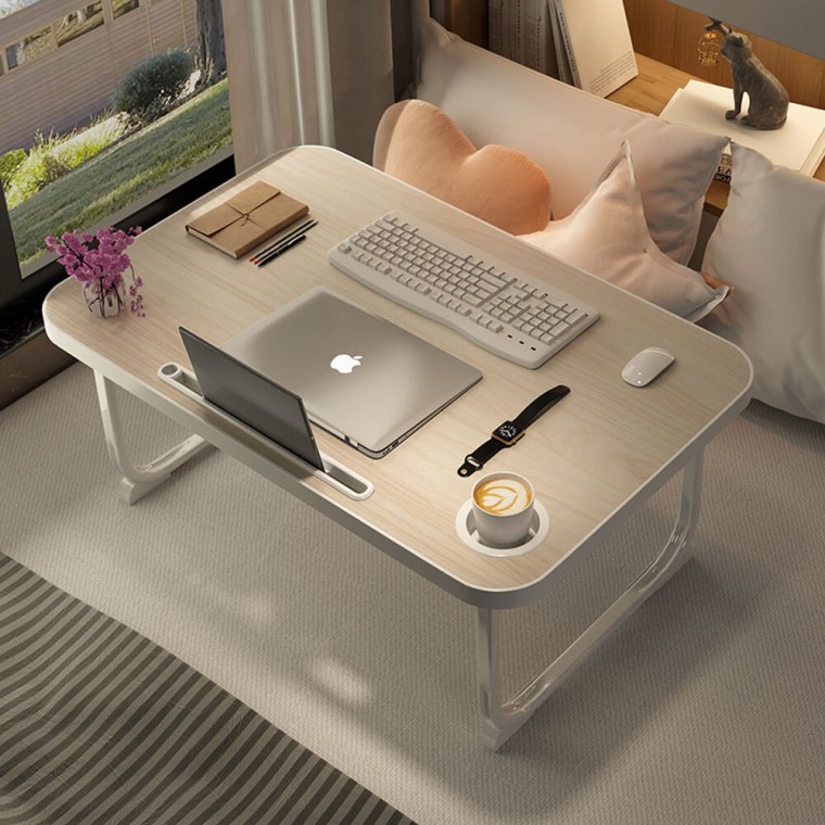 다용도 접이식 스마트 좌식 테이블 사이드 책상 노트북 간이 소파 이동식 거실 베드 트레이 - 상품 이미지