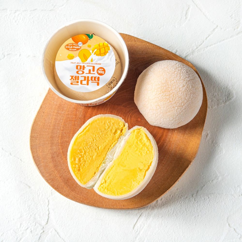 콜드팜 망고 젤라떡 찹쌀떡 젤라또 아이스크림 - 상세 이미지 2