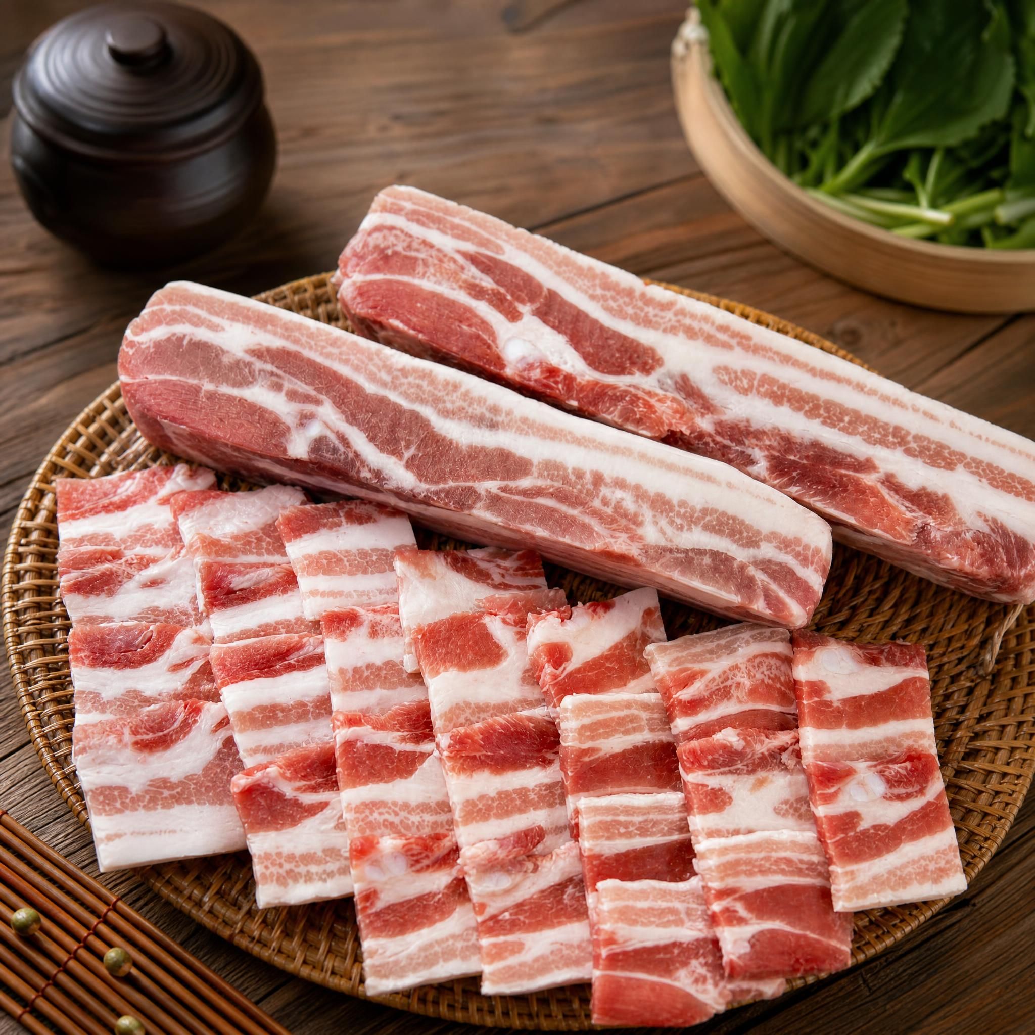 친절한고깃집 추억의냉동삼겹살 냉동 무항생제 칠레산 1kg 캠핑고기 고기반찬 - 상세 이미지 5