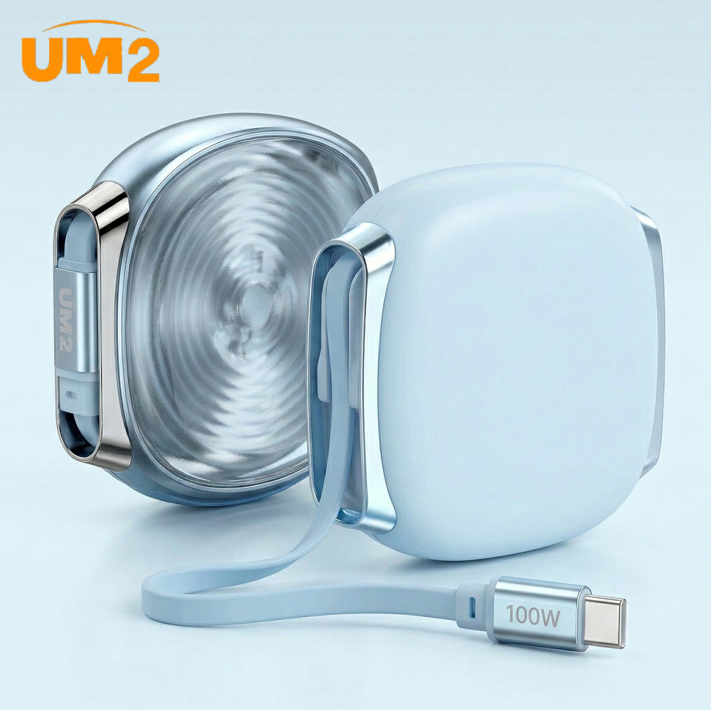 UM2 C타입 릴 케이블 100W 초고속충전 자석 정리형 UMCA-REEL100W 이미지 7