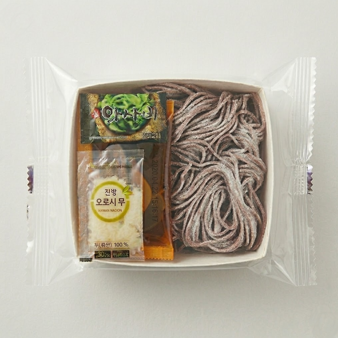 생 메밀소바 세트 240g 와사비 건무 소바소스 메밀면 포함 - 상세 이미지 3