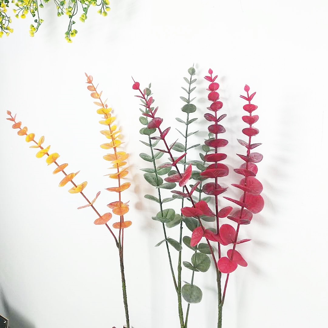 가더GADE F7 대형 유칼립투스 가지 75cm 인테리어조화 실크플라워 리스재료 촬영소품 성묘꽃 산소꽃 - 상품 이미지