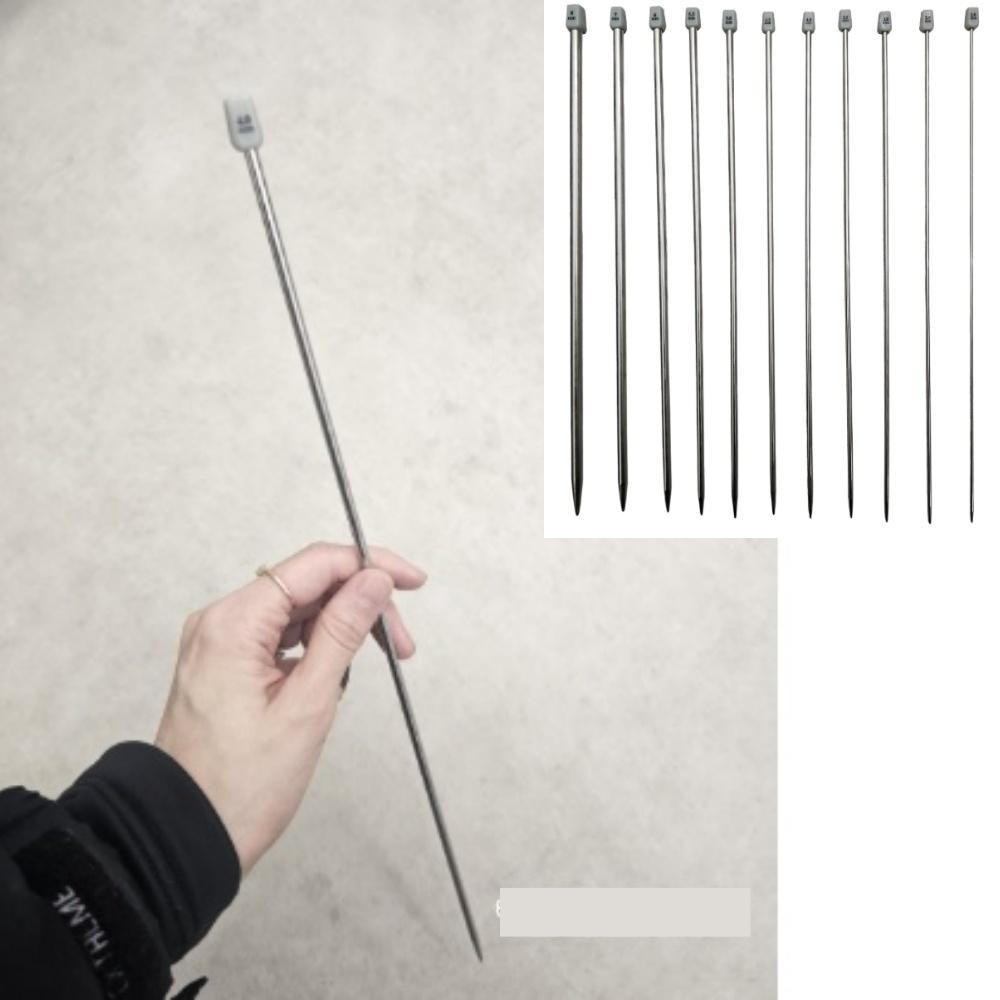 35cm 11종 긴 대바늘 스텐대바늘 뜨개바늘 뜨개질바늘 - 상품 이미지