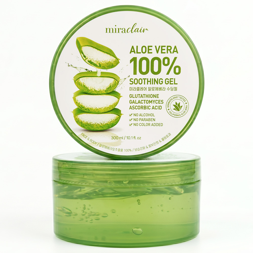 순도100% 촉촉 수분광채 무알콜 수딩젤 고보습 진정 쿨링겔 알로에베라 300ml, 2개 - 상품 이미지