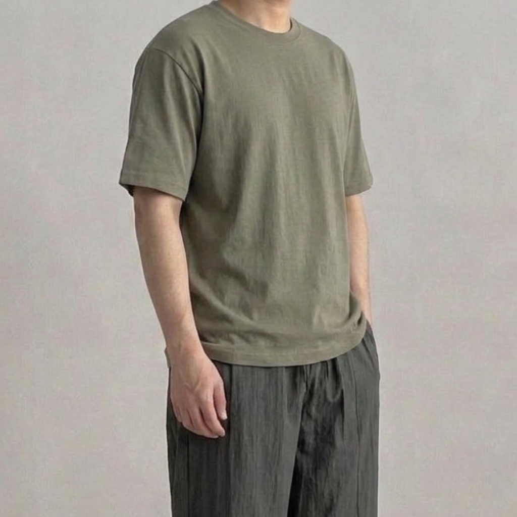 10수반팔티 두꺼운반팔티 - 상세 이미지 4