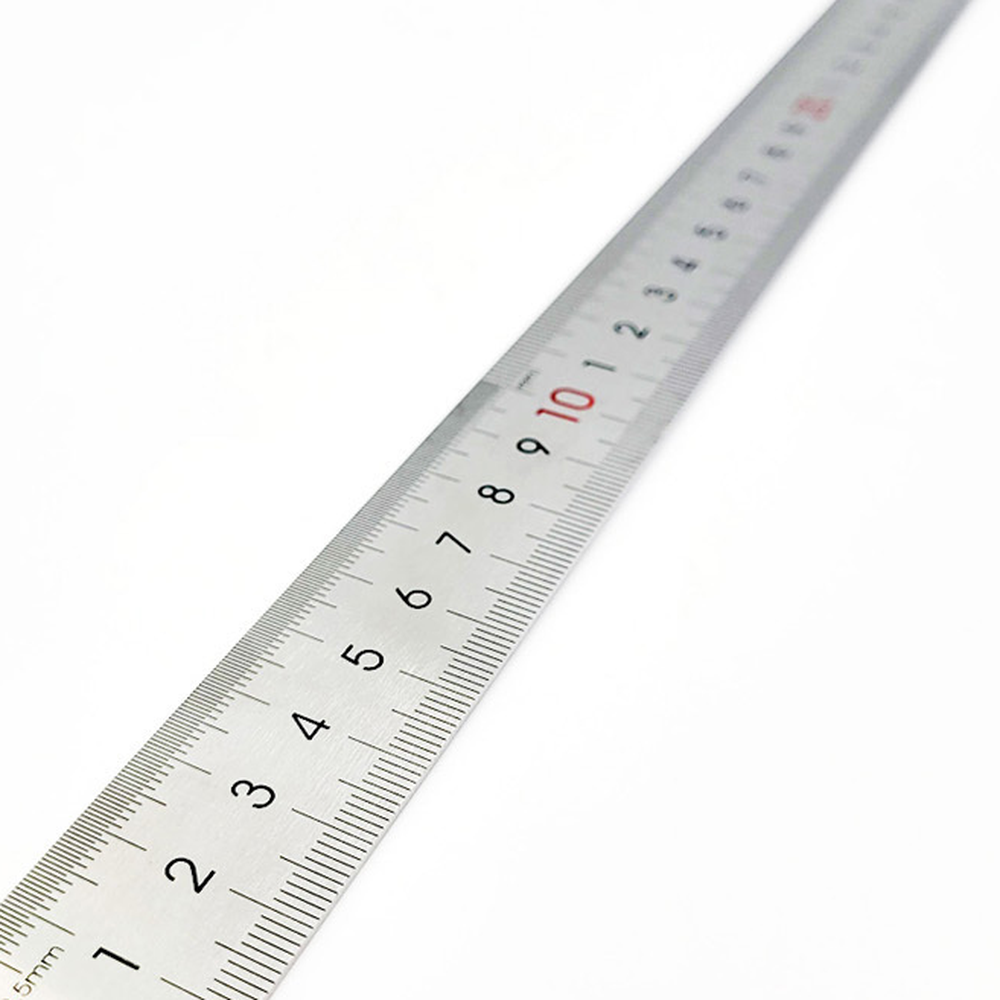 고급형측정용쇠자 내구성제도용금속자 전문가용작업용스틸자 30cm 0.5mm - 상세 이미지 2