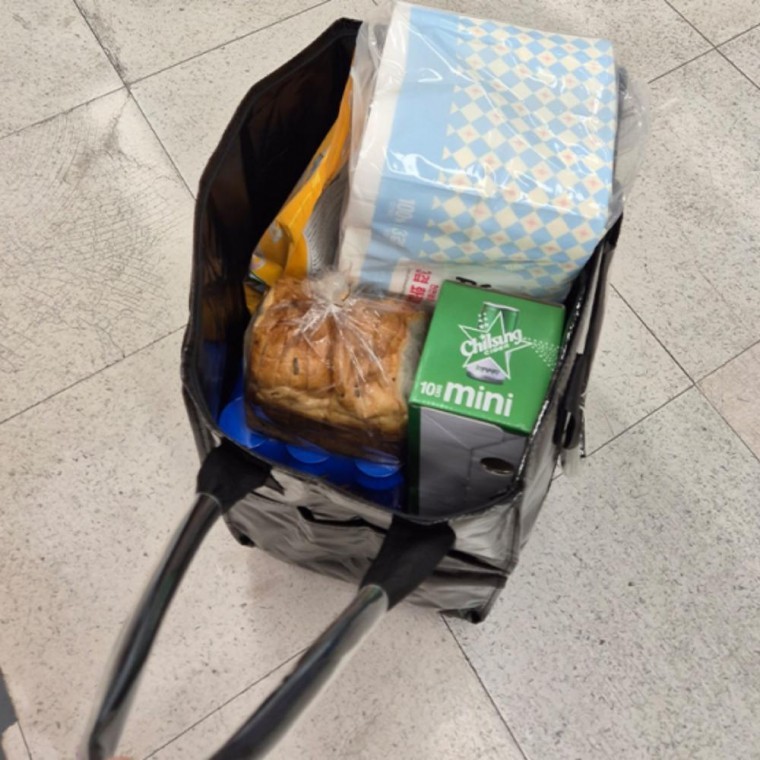 접이식 바퀴 공항 롤링카트 60L 이민 가방 장바구니