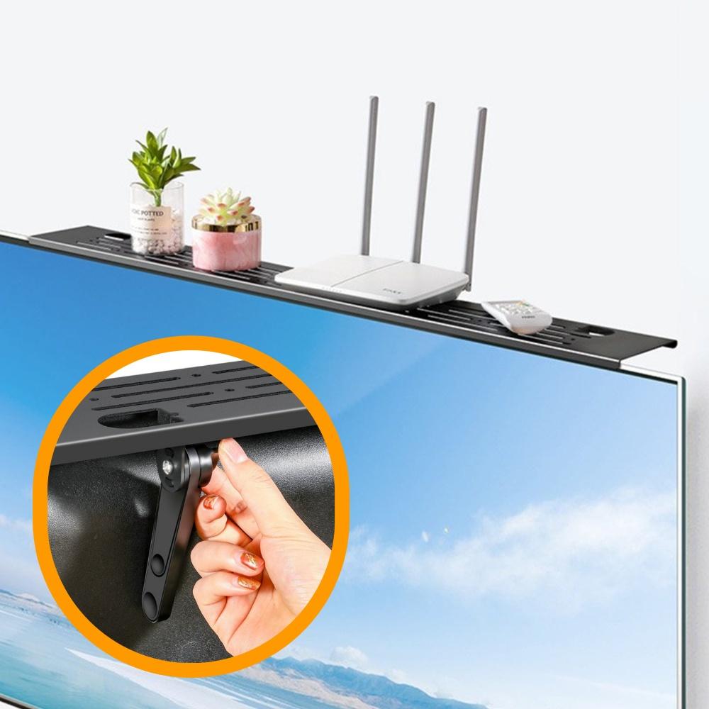 60x10cm 모니터상단선반 모니터위선반 TV상단거치대 - 상품 이미지
