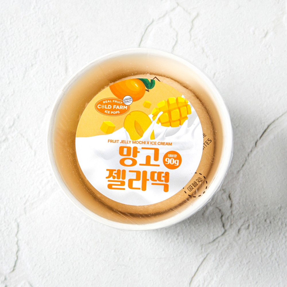 콜드팜 망고 젤라떡 찹쌀떡 젤라또 아이스크림 - 상세 이미지 4