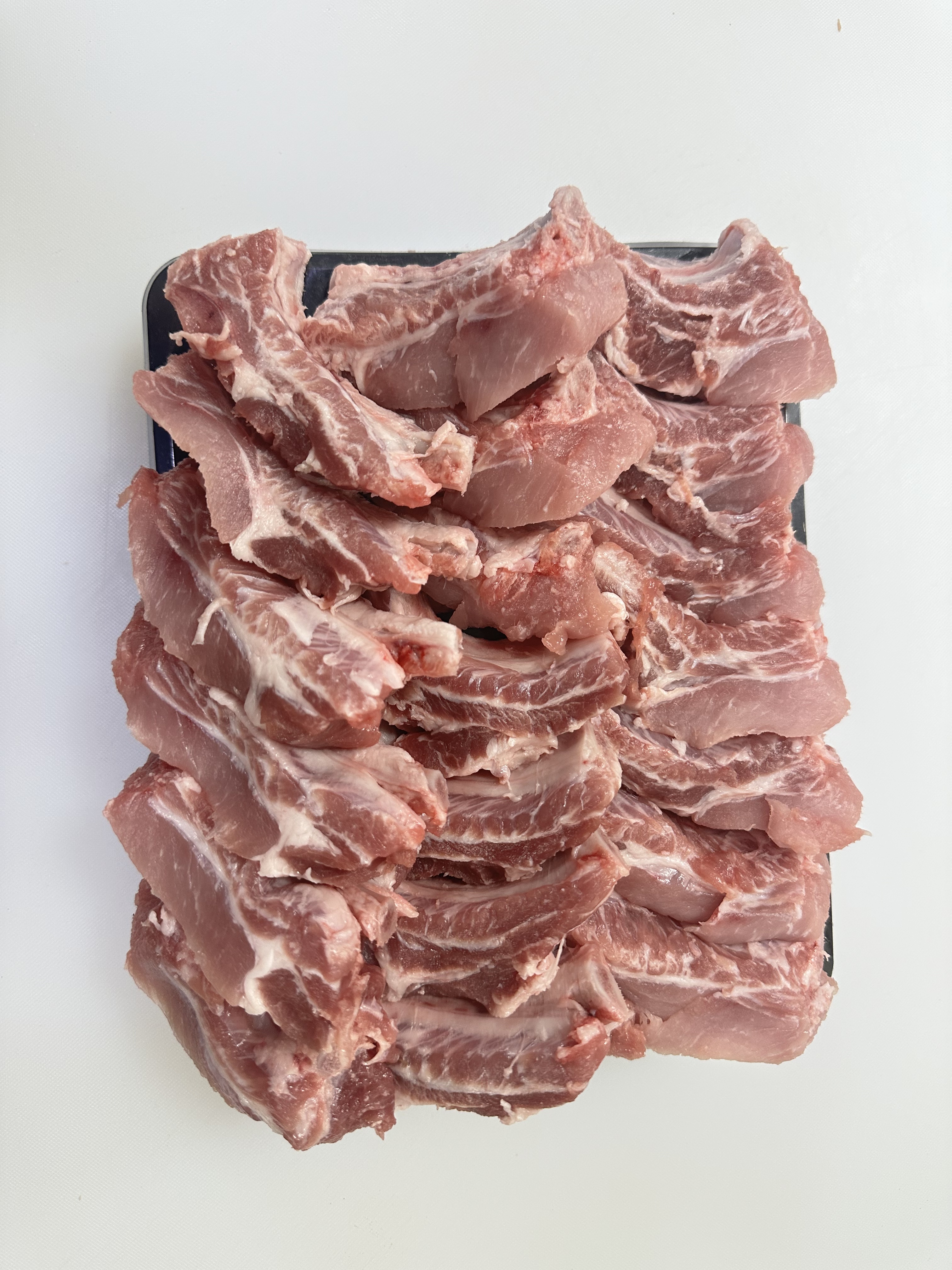 친절한고깃집 한돈등갈비 국내산 냉장 1kg 홈파티 갈비요리 홈쿡 - 상세 이미지 4
