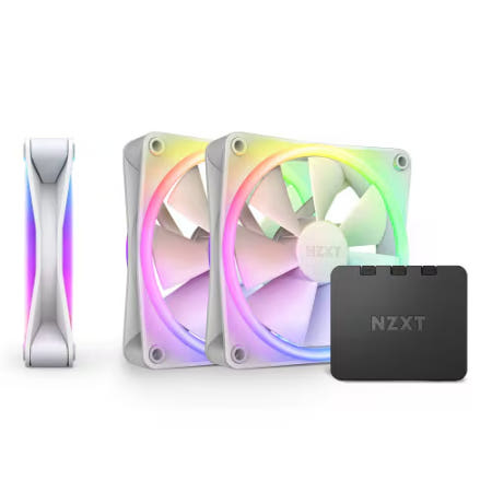 NZXT F120 RGB DUO 파인인포 (화이트) 컨트롤러 3팩