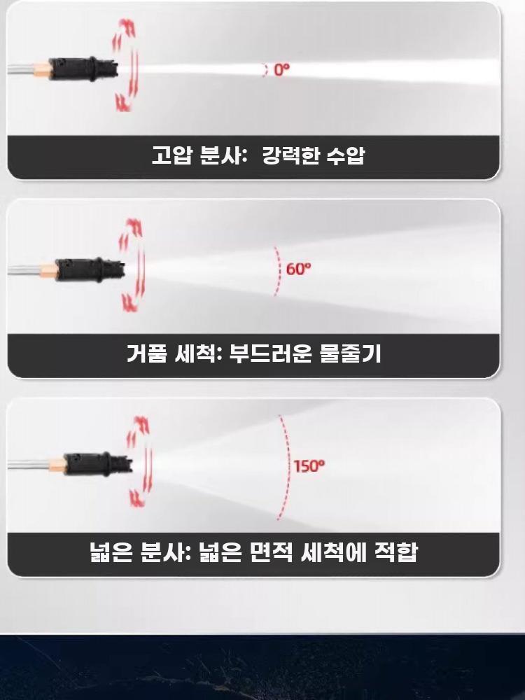 고압세척기 하수구 배관청소 배수관 막힘 뚫기 해결 7미터 세트 - 상세 이미지 3