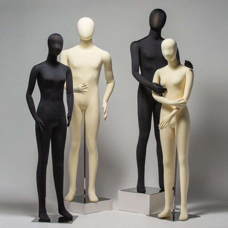 마네킹 연질 옷가게 마네킨 피팅 여자 모델 남자 여성 화이트 - 상세 이미지 2