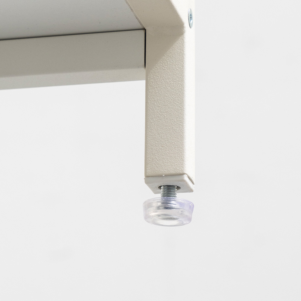 TETOS 선반 509 좁은 509mmx360mmx1750mm, 5단, 화이트 0908.6688 이미지 7