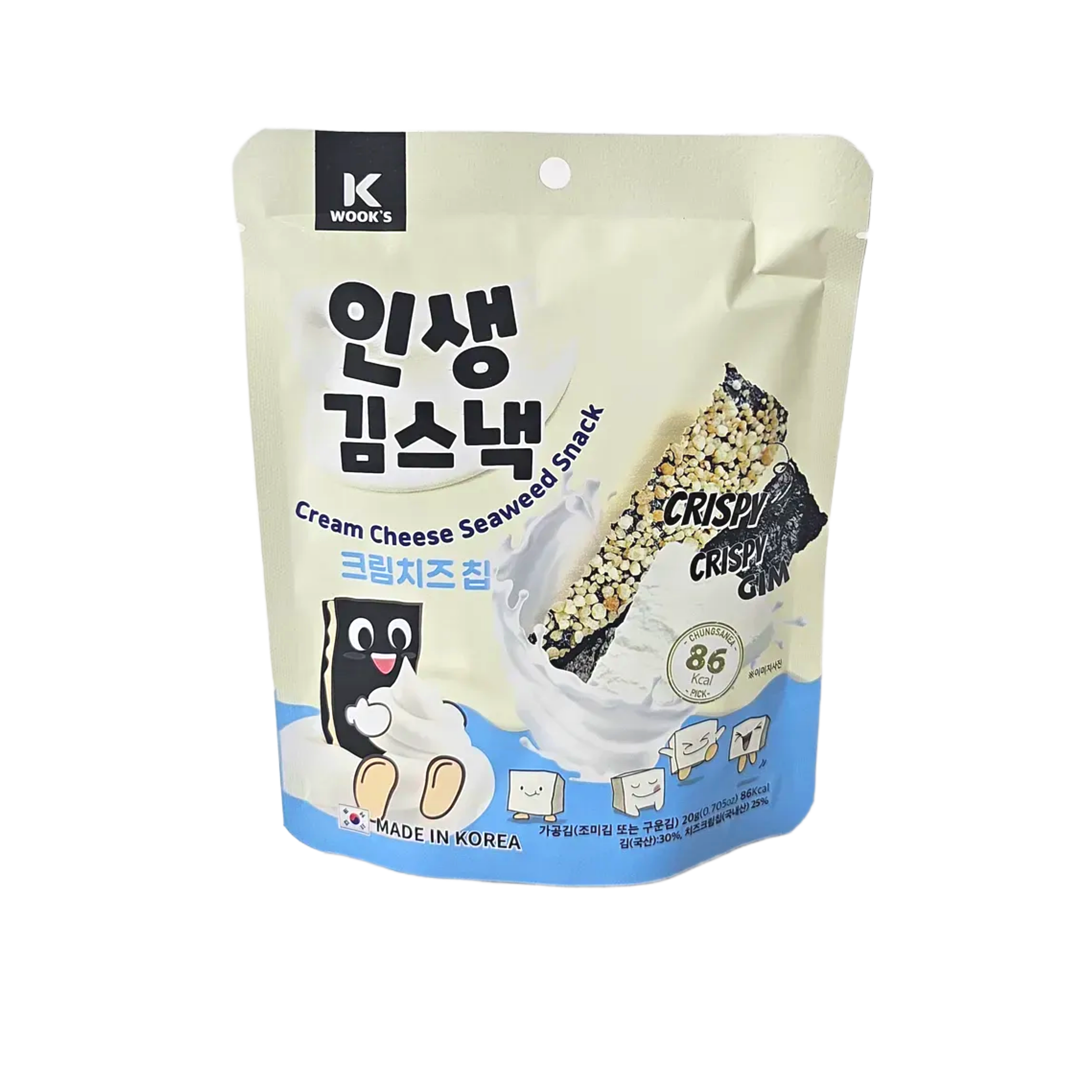 인생 김스낵 20g 땅콩 불땅콩 현미 현미치즈칩 바삭한 김과자 김간식 - 상세 이미지 5
