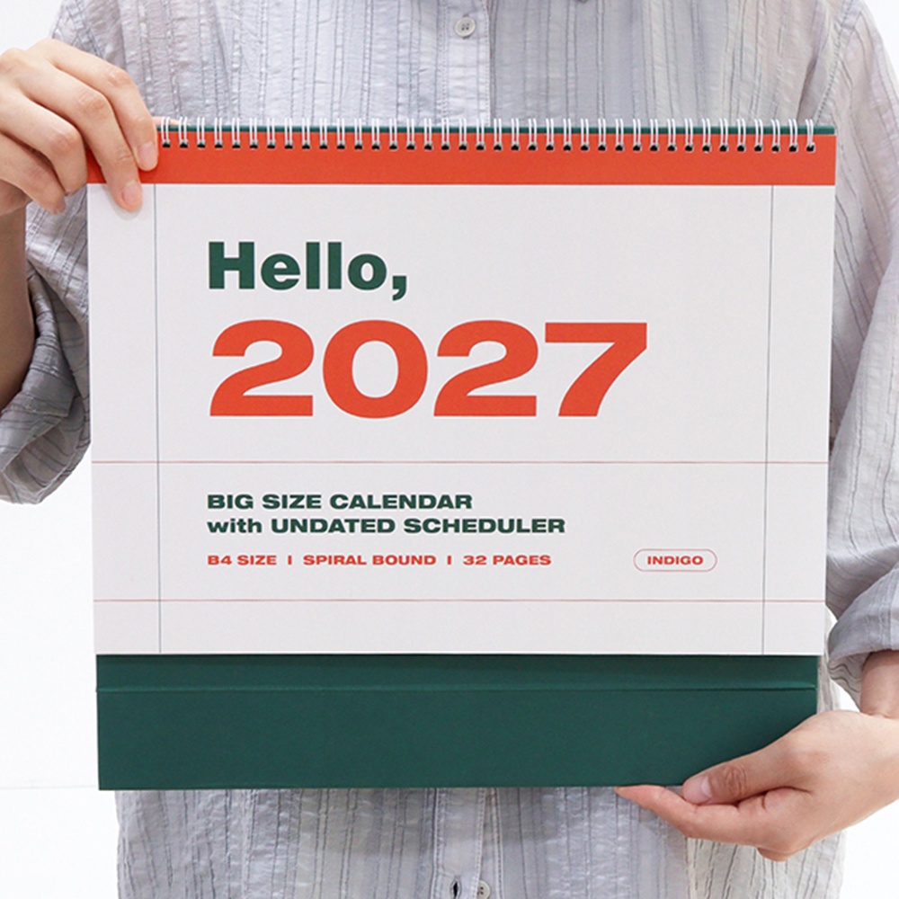 2027년 대형 탁상달력 B4 27년 큰 책상달력 직장인 업무용 스케줄 캘린더 - 상세 이미지 2