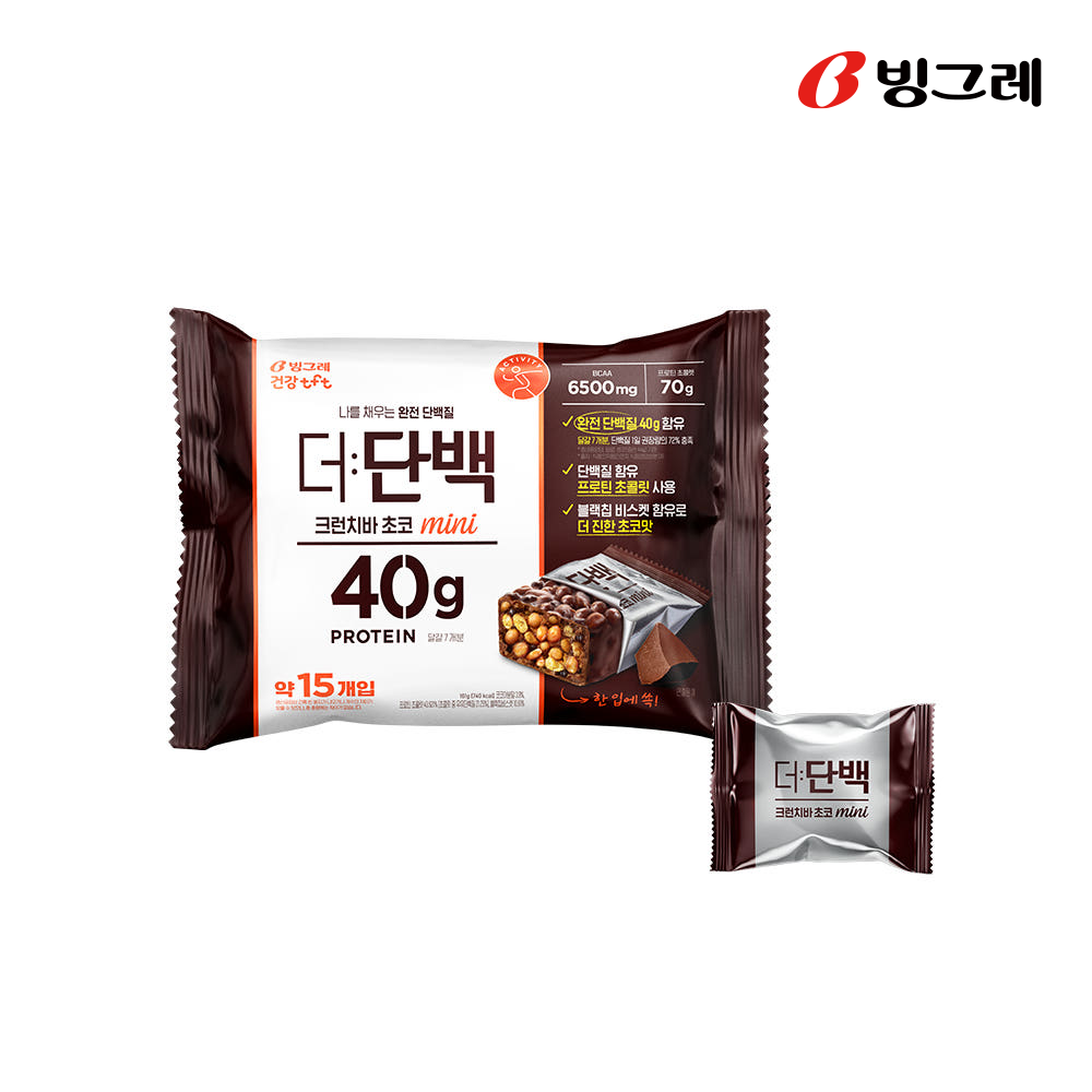 빙그레 더단백 그래놀라 1개 + 크런치바 미니 1개 - 상세 이미지 5