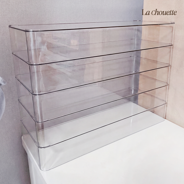 라슈에뜨 키보드 아크릴 보관 덮개 적층형 투명 키보드 거치대 먼지방지 커버 - 상세 이미지 2