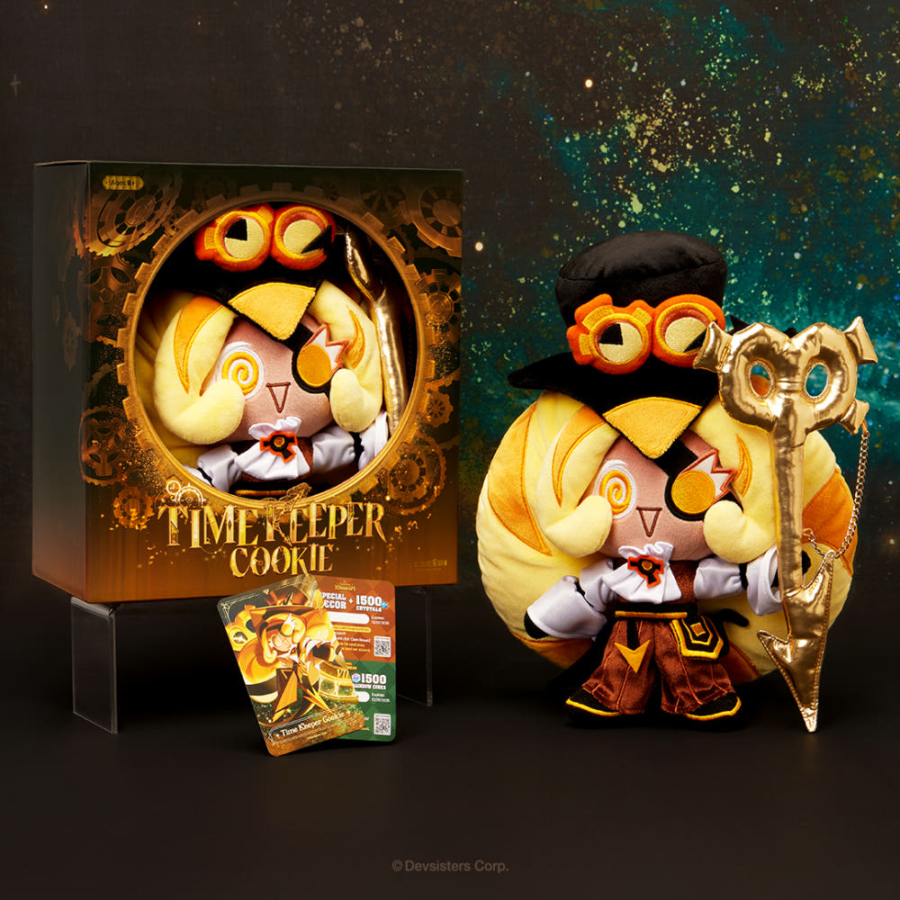 COOKIE RUN-[쿠키런스토어] 쿠키런 時間守護者 餅乾 填充玩偶
