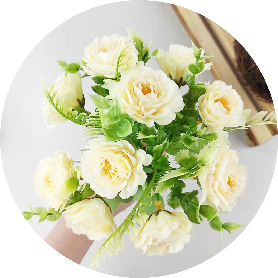 가더GADE AA1 티로즈 부쉬 28cm 장미 인테리어조화 플라워 리스재료 촬영소품 성묘꽃 - 상세 이미지 5