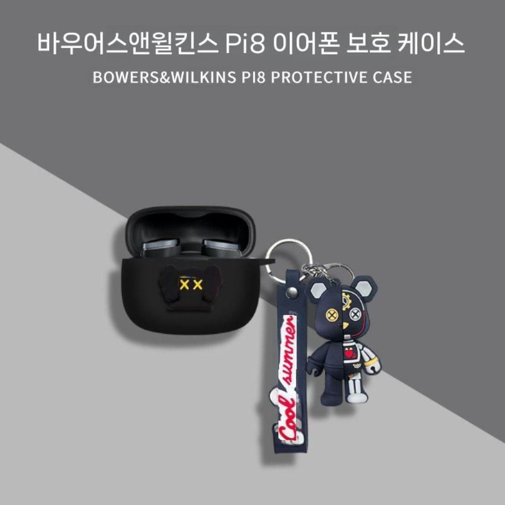 바워스앤윌킨스 Pi8 보호 케이스 피규어 키링 실리콘 커버 스트랩 버클 - 상세 이미지 3