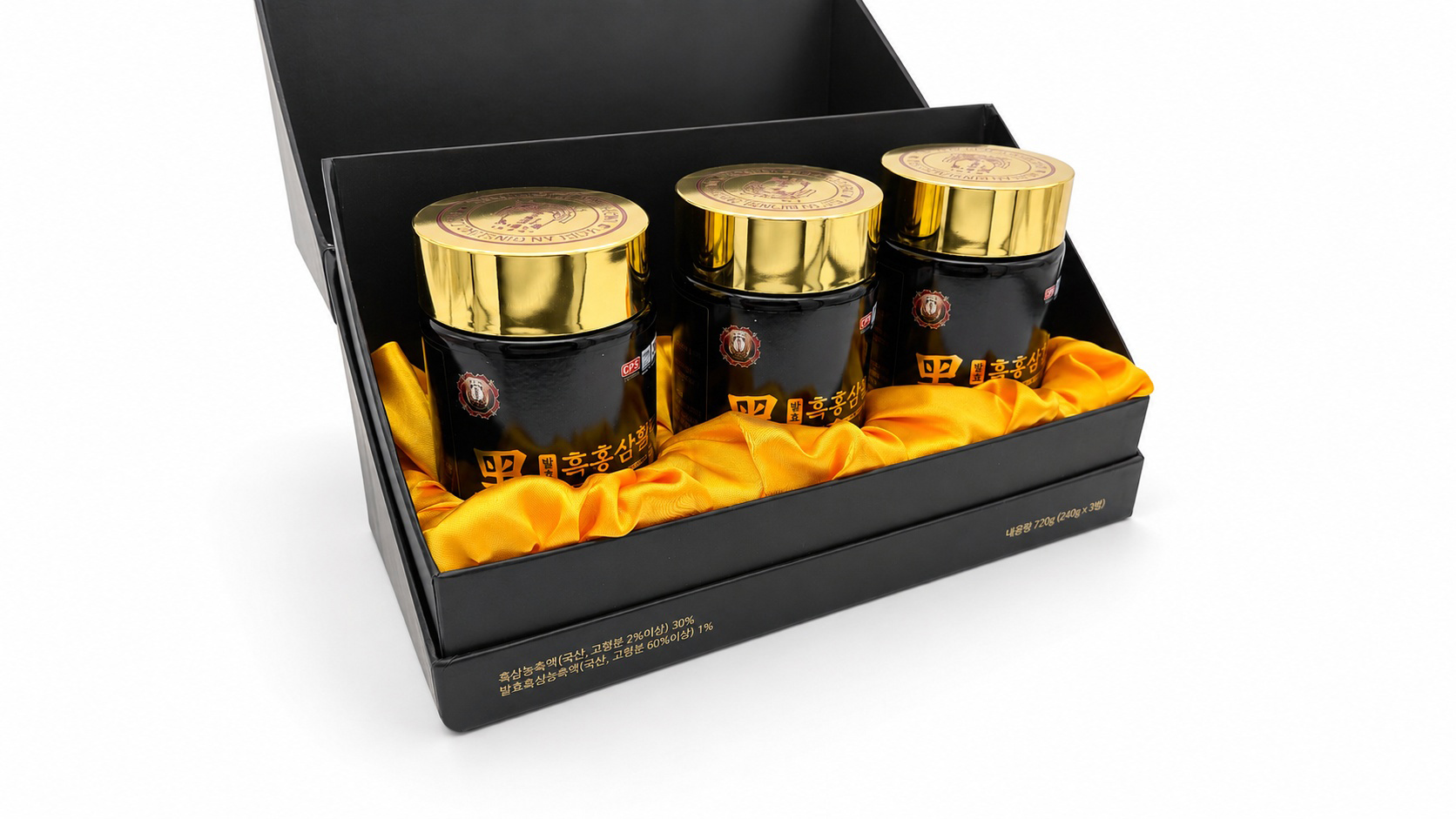 발효 흑홍삼 활력정 프리미엄 3P 선물세트 (240g X 3병) 이미지 8