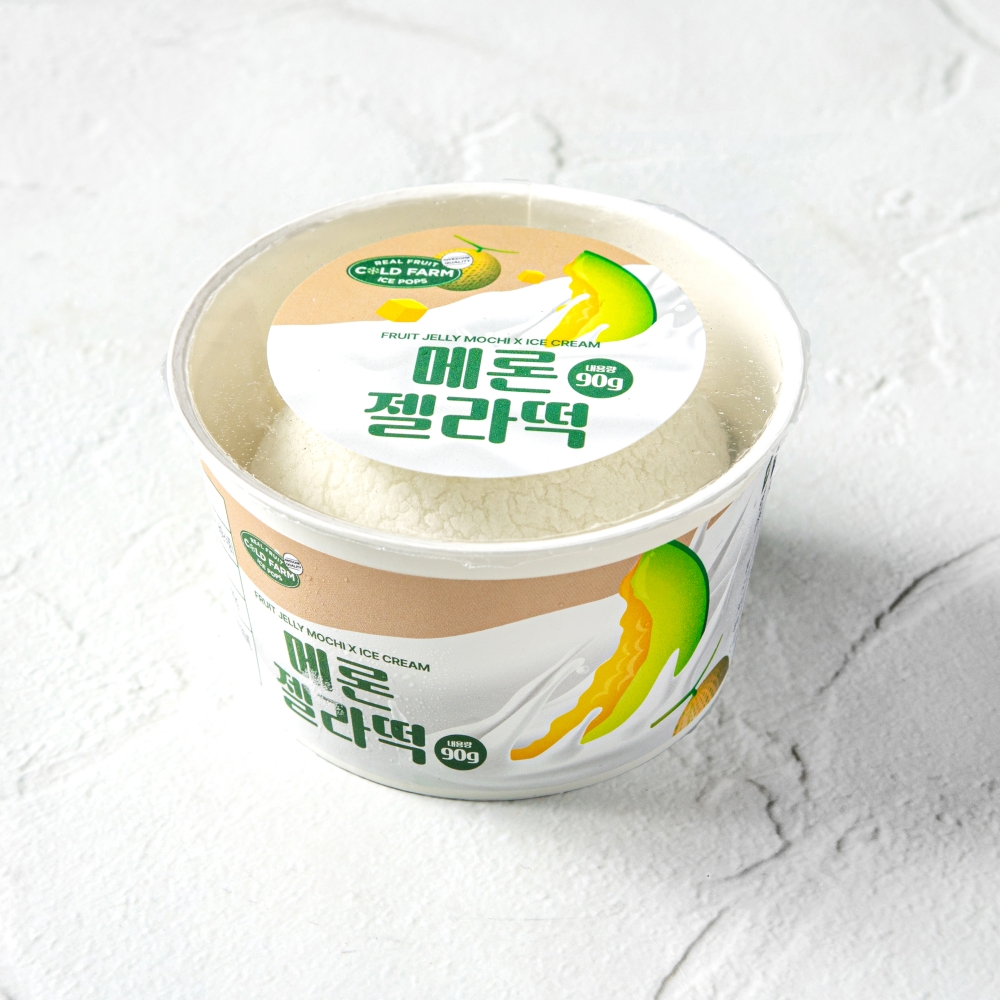 콜드팜 메론 젤라떡 찹쌀떡 젤라또 아이스크림 - 상세 이미지 5