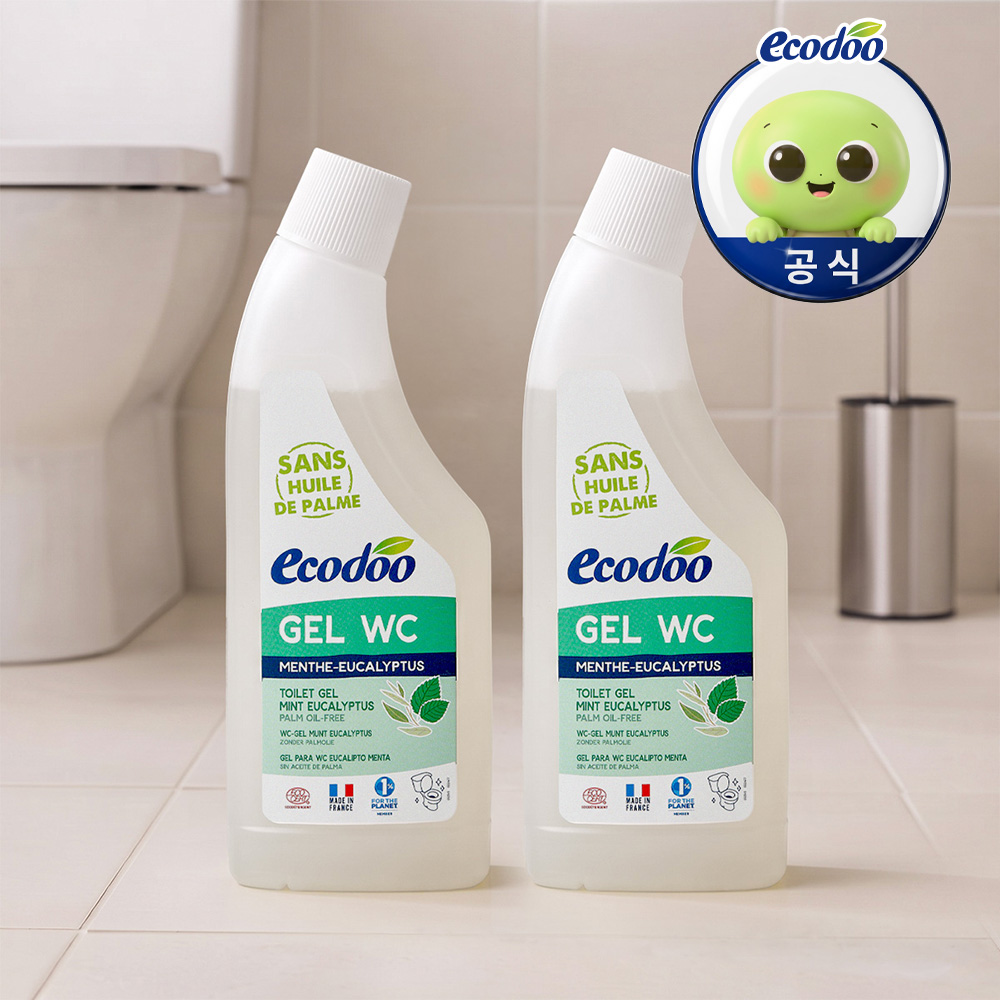 에코두 변기세정제 변기청소 클리너 민트향 750ml, 2개 - 메인 이미지
