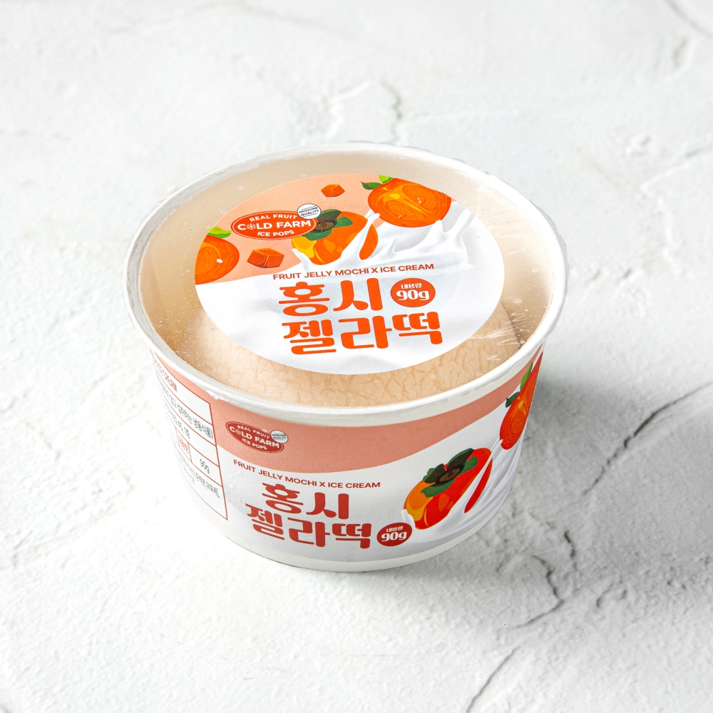 콜드팜 홍시 젤라떡 찹쌀떡 젤라또 아이스크림 - 상세 이미지 3