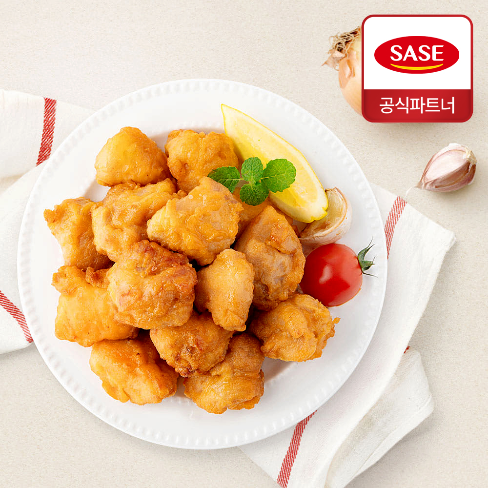 사세 에어프라이어치킨 리얼후라이드 순살치킨 너겟 가라아게 텐더 1kg - 상세 이미지 2