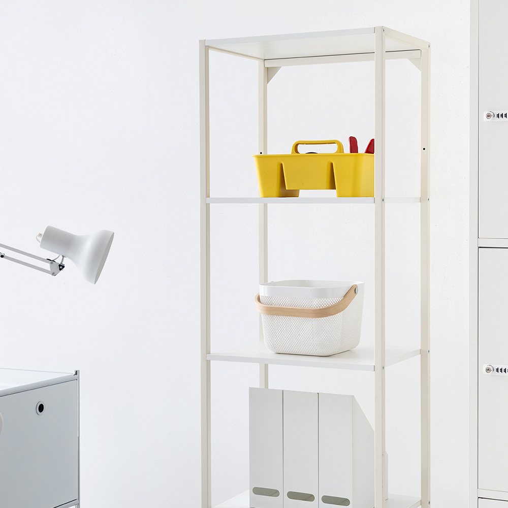 TETOS 선반 509 좁은 509mmx360mmx1750mm, 5단, 화이트 0908.6688 - 상세 이미지 4