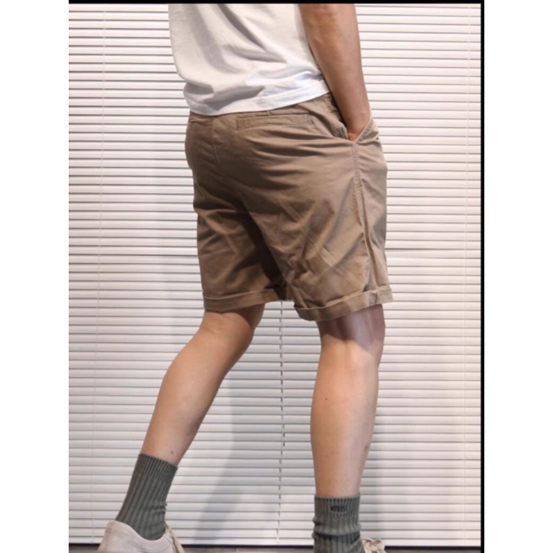 통큰반바지 베이지색 남자흰바지 카키 버뮤다팬츠 벌룬 5부 반바지 브라운 3XL - 상세 이미지 4
